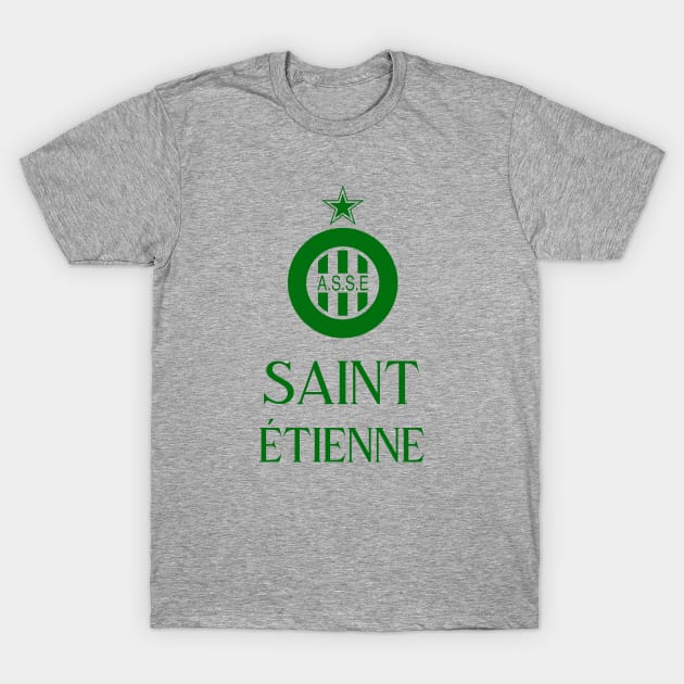 Saint Étienne Green 2 T-Shirt by VRedBaller